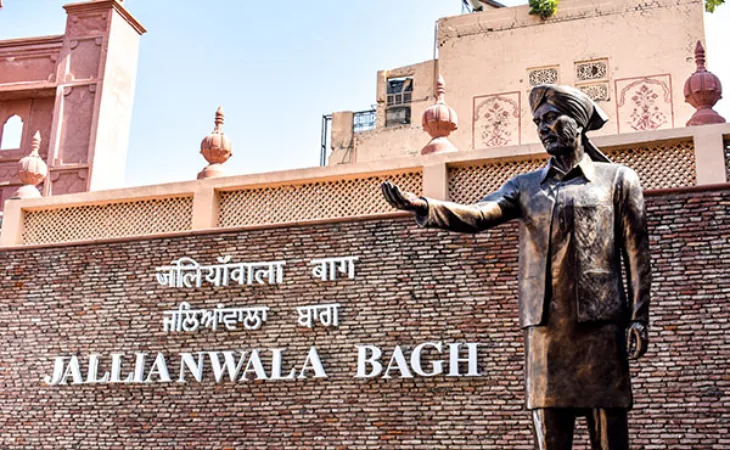 Jallianwala Bagh memorial in Amritsar, a stop on the Golden Temple city tour