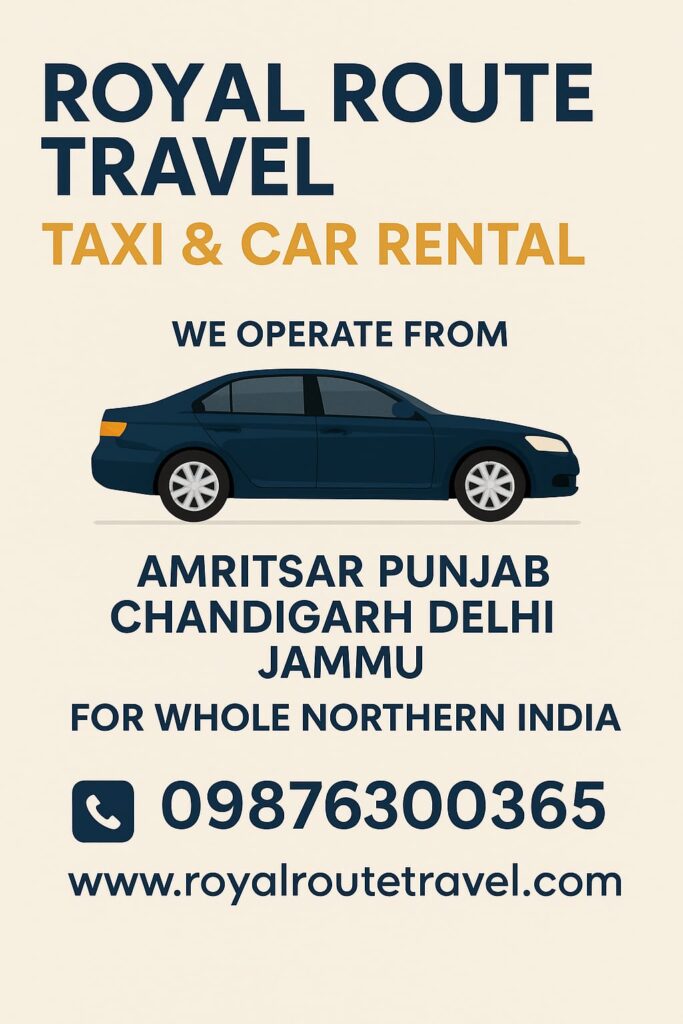 royalroutetravelamritsar1 royal route travel taxi service amritsar